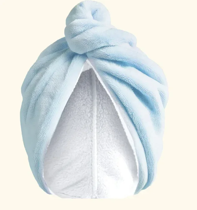 Towel Hair Wrap | Blue