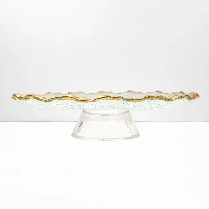 Triomphe Cake Stand Clear/Gold