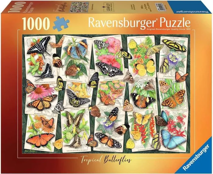 Tropical Butterflies (1000 Pc Puzzle)