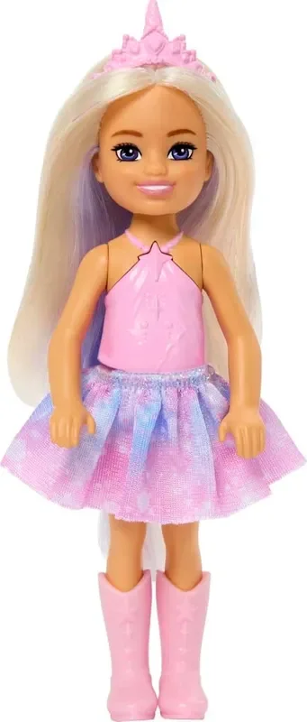 Unicorn-Inspired Chelsea Barbie Doll with Lavender Hair