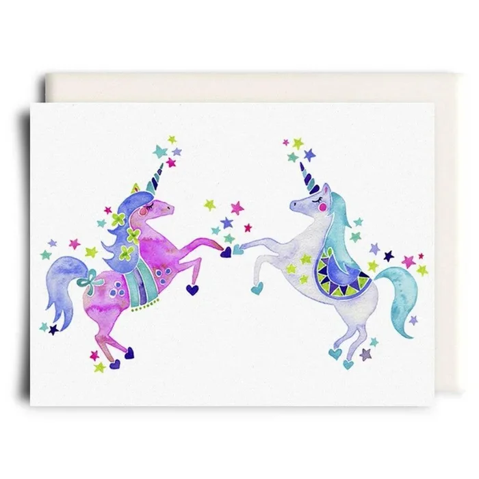 Unicorns Birthday/Any Occasion Greeting Card