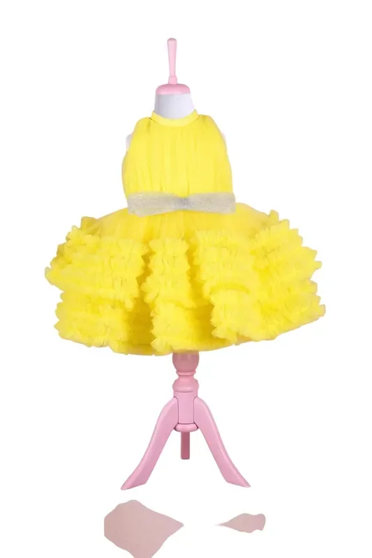 Vanessa Yellow Party Dress