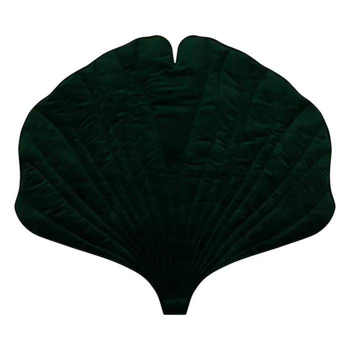 Velvet Green Ginkgo Leaf Mat