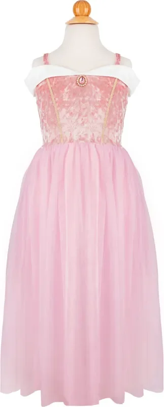 Velvety Soft Sleeping Sweetheart Princess Gown with Arm Warmers (Size 3-4)