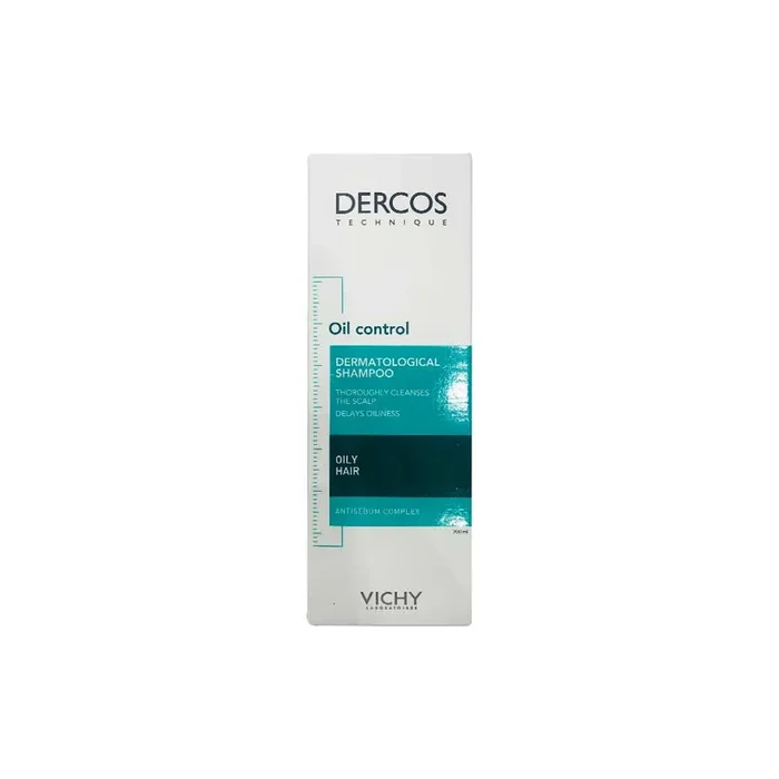 Vichy Dercos Oil Control Dermatological Shampoo For Oily Hair 200ml