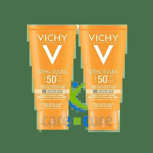Vichy Ideal Soleil Dry Touch Fluid BB 50ml (1+1 Offer)