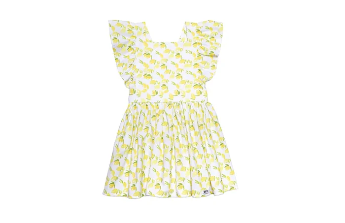 Vintage Inspired Dress In Lemons