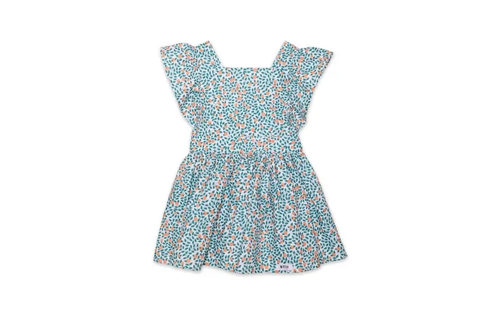 Vintage Inspired Dress In Orange Grove