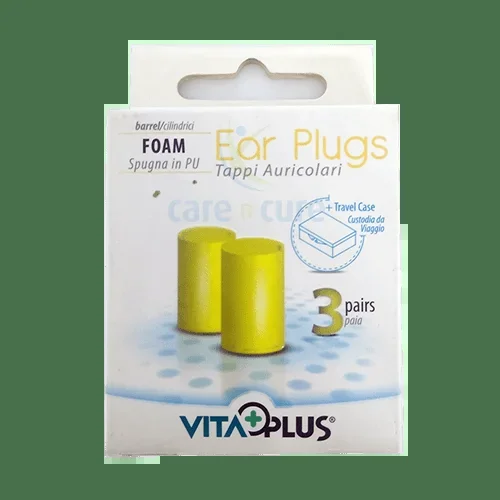Vita Plus Ear Plug Foam Barrel 3 Pair Vms024