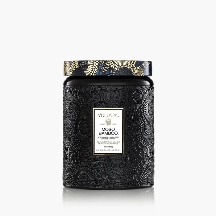 Voluspa Moso Bamboo Large Jar Candle