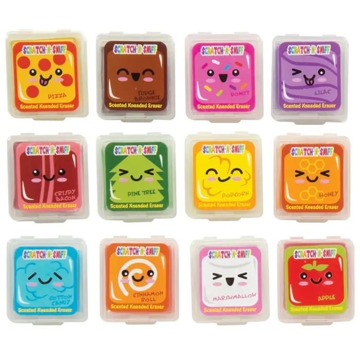 Wacky Whiffs Scented Kneaded Erasers – 72 Per Display
