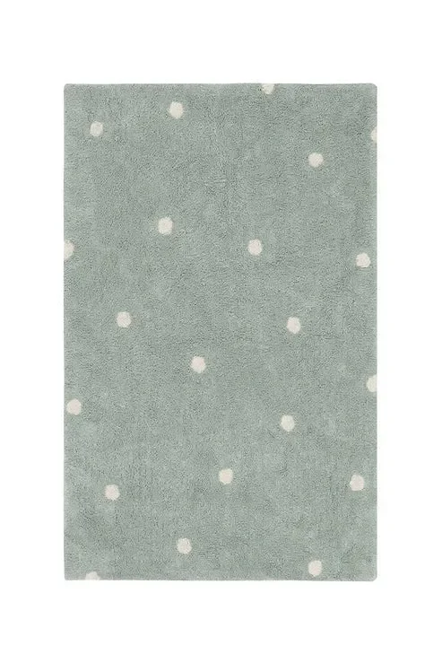Washable Rug – Mini Dot Sage