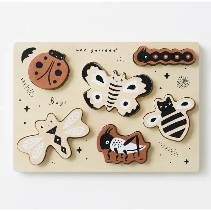 Wee Gallery Wooden Tray Puzzle – Bugs