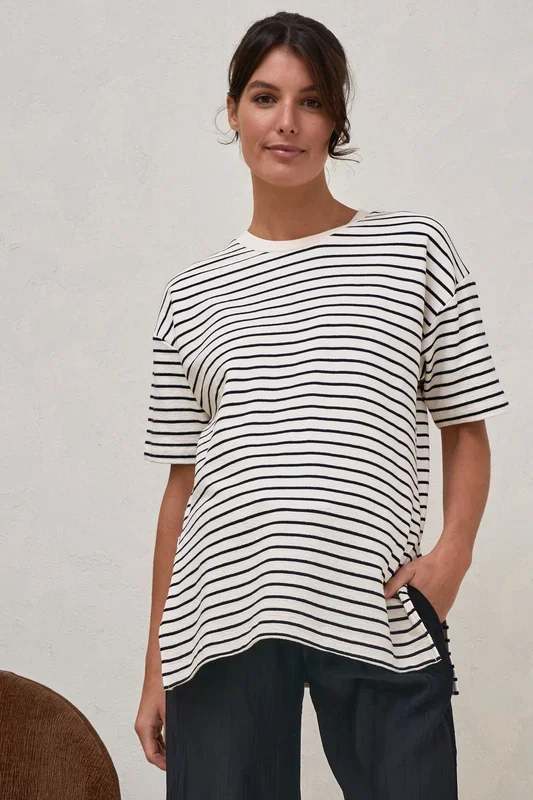 Whats Next Nursing Tee – Stripe