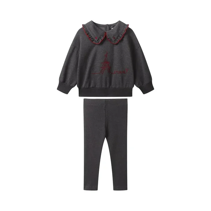 Whimsy Grey Baby Girls Set