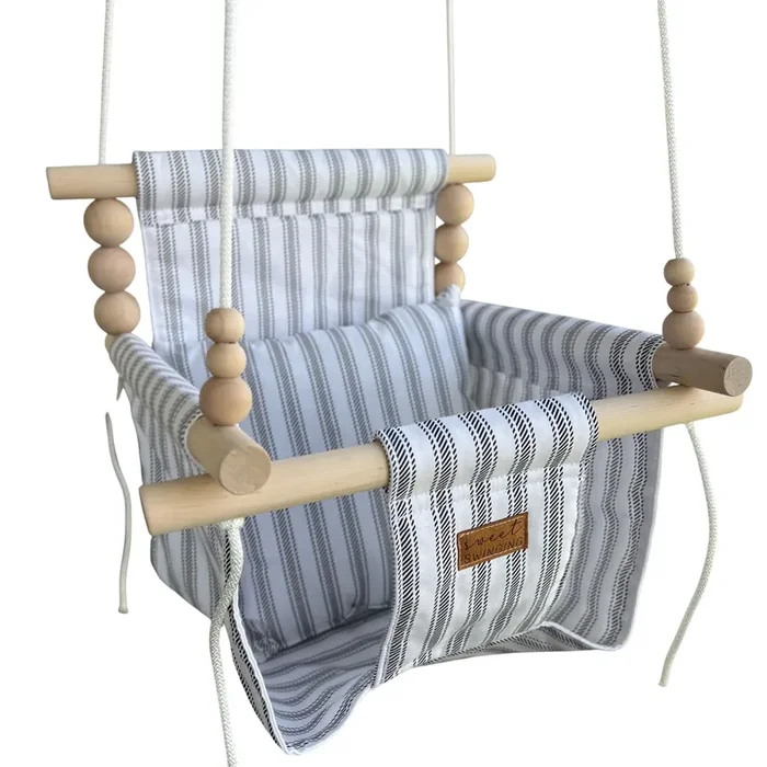 Wide Black Ticking Stripe – Indoor