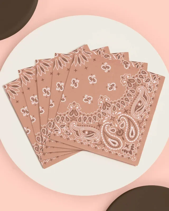 Wild Wild West Napkins – 25 Printed Napkins