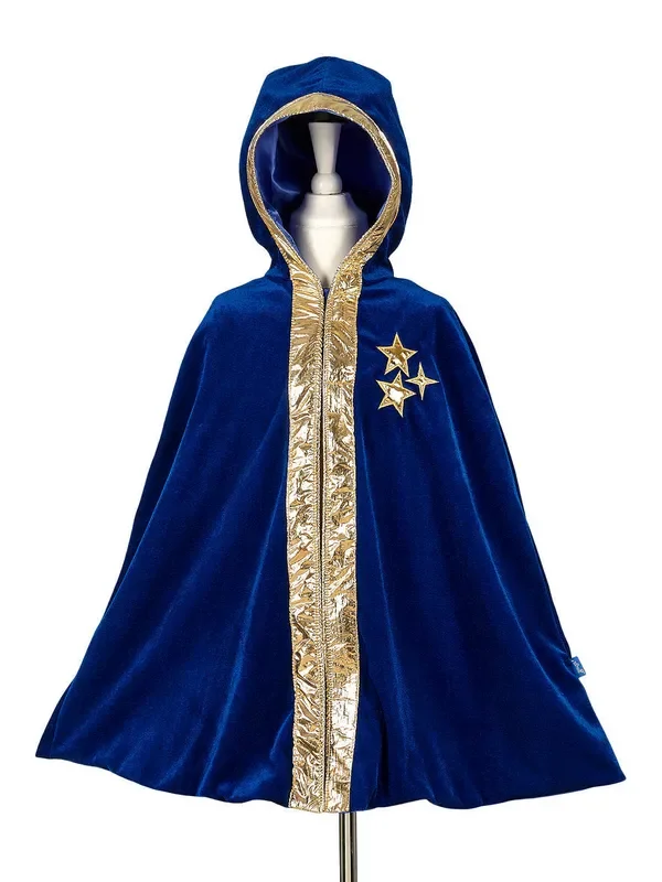 Wilfred Magician Costume Cape For Kids – Carnival & Festive Use – Sz 4-8 Yrs