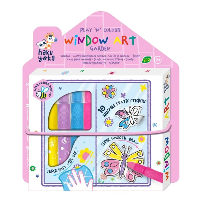Window Art BUTTERFLY GARDEN