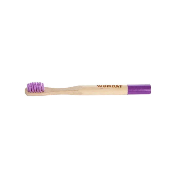 Wombat Kids Bamboo Toothbrush – Purple