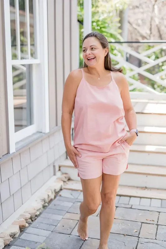 Women’s Bamboo Breeze Tank Top Salmon