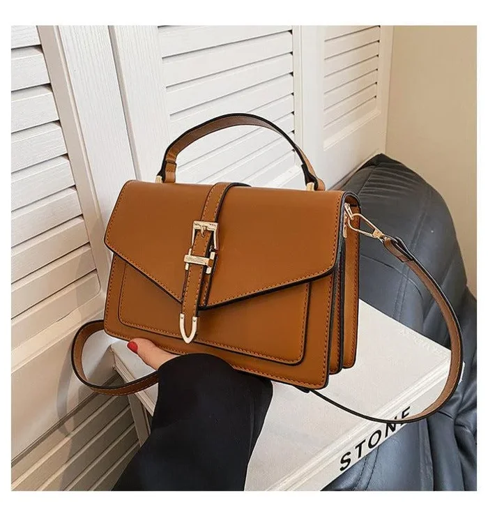 Women’s Retro Shoulder Crossbody Bag With Handle