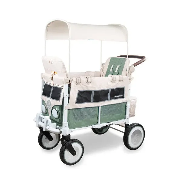 WonderFold VW2 Volkswagen Stroller Wagon in Sage Green