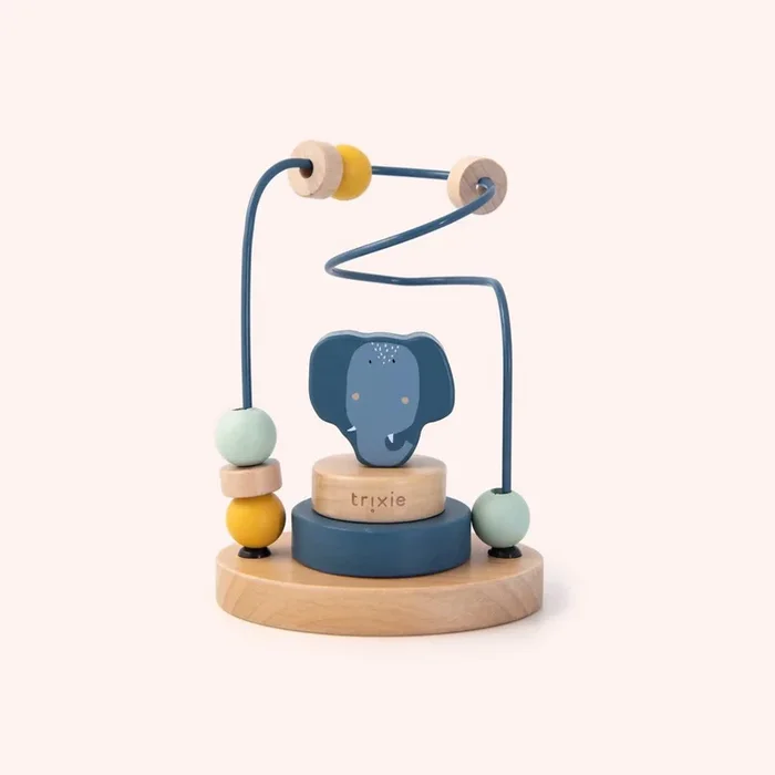 Wooden Beads Maze – Mrs. Elephant