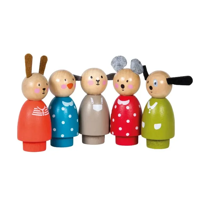 Wooden Characters – Playhouse The Big Family