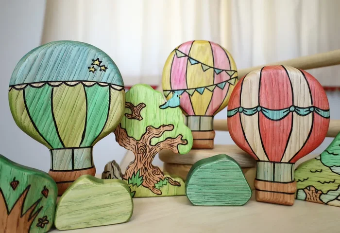Wooden Hot Air Balloon