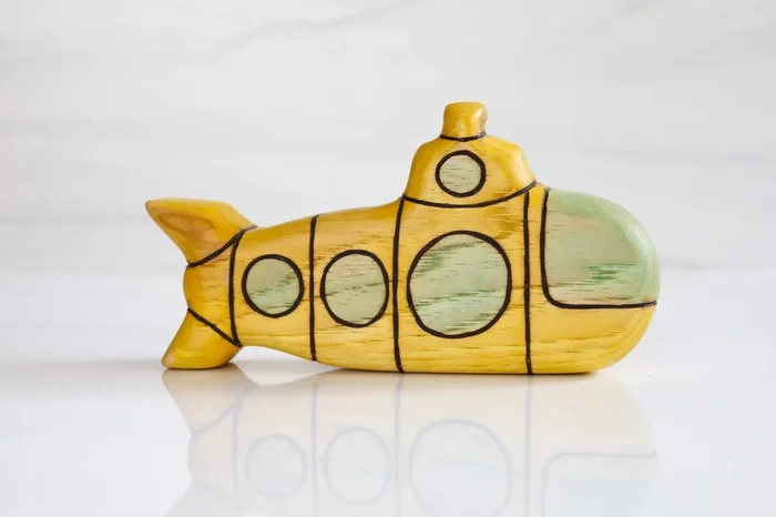 Wooden Submarine Toy