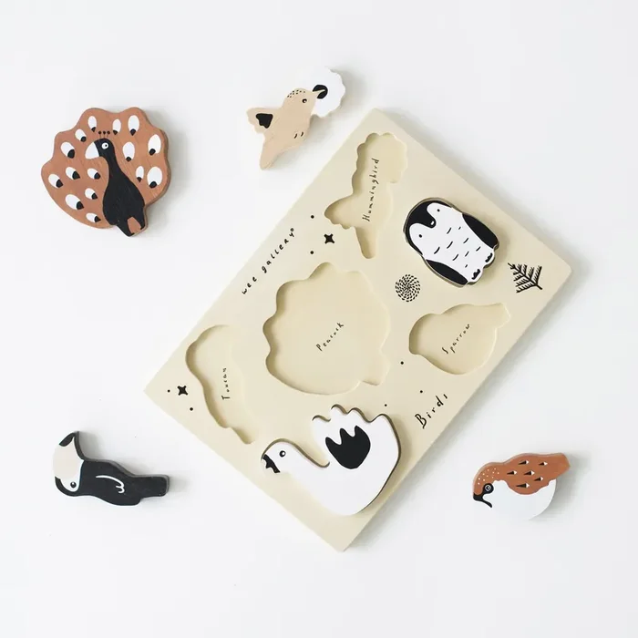 Wooden Tray Puzzle – Birds