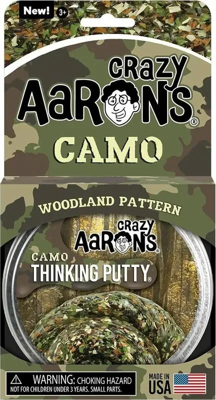 Woodland Camo Trendsetter Thinking Putty 4 ” Tin