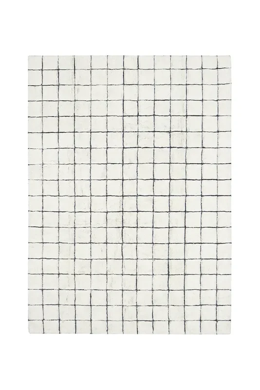 Wool Area Rug Mosaic Natural