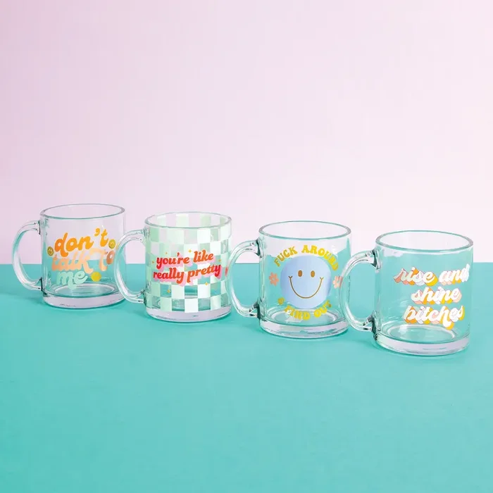 You’re Like Really Pretty Clear Glass Mug