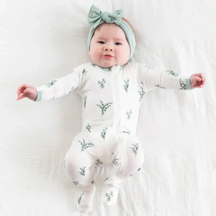Zippered Footie | Eucalyptus